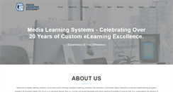 Desktop Screenshot of medialearningsystems.com